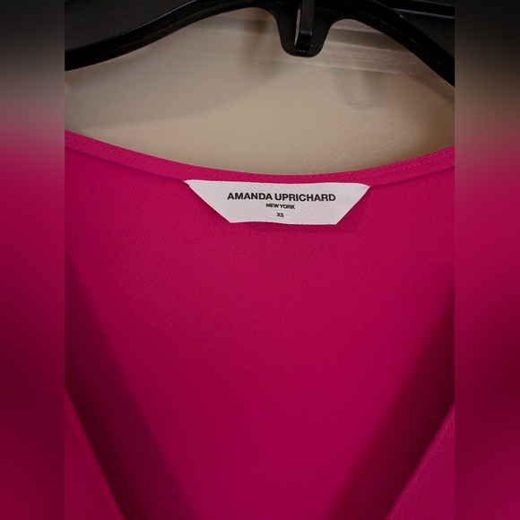 Delicate Fuchsia Long-sleeve Midi Dress - Picture 4 of 4